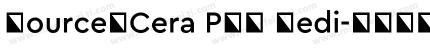 SourceHCera PRO Medi字体转换